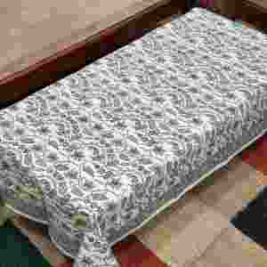 Lily Western 100% algodón mantel de mesa bloque de mano real impreso cubierta de mesa 60 ''x 90'' tamaño - Product Image 2