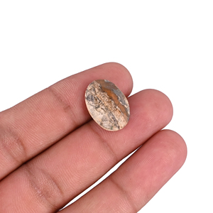 พลอยแจสเปอร์ธรรมชาติหลากสี รูปทรงวงรี สำหรับทำเครื่องประดับ ขนาด 13x18 มม. น้ำหนัก 8 กะรัต ขายส่ง - Product Image 4