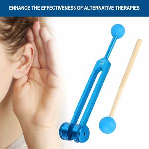 Diapason lesté en acier inoxydable de qualité supérieure 136,1 Hz, diagnostic manuel, relaxation, soulagement du stress, méditation sonore - Product Image 3