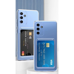 Étui pour carte de modèle Netzy A53 pour Samsung pour Galaxy A14, coque transparente de qualité supérieure en TPU antichoc, anti-traces de doigts, style INS - Product Image 5