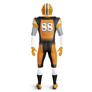 ชุดฟุตบอลอเมริกัน100% โพลีเอสเตอร์ป้องกันรังสี UV UPF 50ใส่สบายแขนสั้นระบายอากาศได้ดีขนาดพิเศษโลโก้ตามสั่ง - Product Image 3