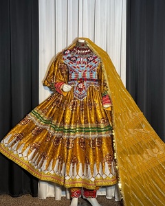 Vêtements afghans traditionnels personnalisés du fabricant pour femmes soie éthérée et coton 609 pièces à vendre - Product Image 3