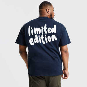 T-shirt en coton lourd pour homme, coupe classique, personnalisé avec logo, vintage, délavé à l'acide, écologique, respirant, séchage rapide, DTG DTF - Product Image 6