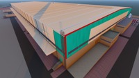 Centro Logístico, Almacén, Centro de Distribución, Cinta Transportadora, Muelle de Carga, Almacenamiento de Cadena de Frío, Edificio de Estructura de Acero