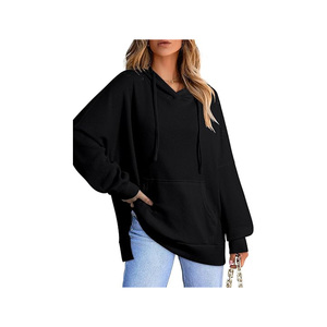 Vêtements pour femmes Sweat à capuche personnalisé pour femmes Premium Oversized Women Pull Over Hoodie - Product Image 5