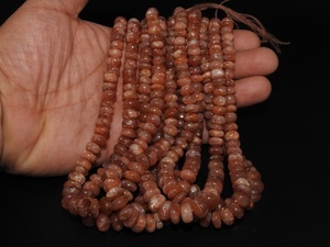 ลูกปัดซันสโตนทรงกลม-ขัดเรียบ-เส้นยาว 16 นิ้ว-สำหรับทำเครื่องประดับ-อุปกรณ์ขายส่ง-สินค้ามาใหม่-หินธรรมชาติ - Product Image 2