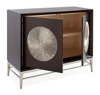 Armoire d'entrée Polaris à deux portes |   Meuble de rangement minimaliste pour salon