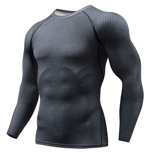 Best Quality Men's Rash Guard Swim T-Shirt Factory Made Breathable Sublimation Plain-Fabric Rash Guard For Men's - Product Image 1