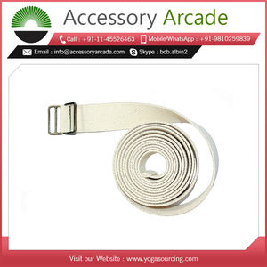 Multicolor Adjustable Cotton Yoga Stretch <b>Strap</b> Fitness Exercise <b>Straps</b> Yoga <b>Belt</b> with Buckle - Product Image 2