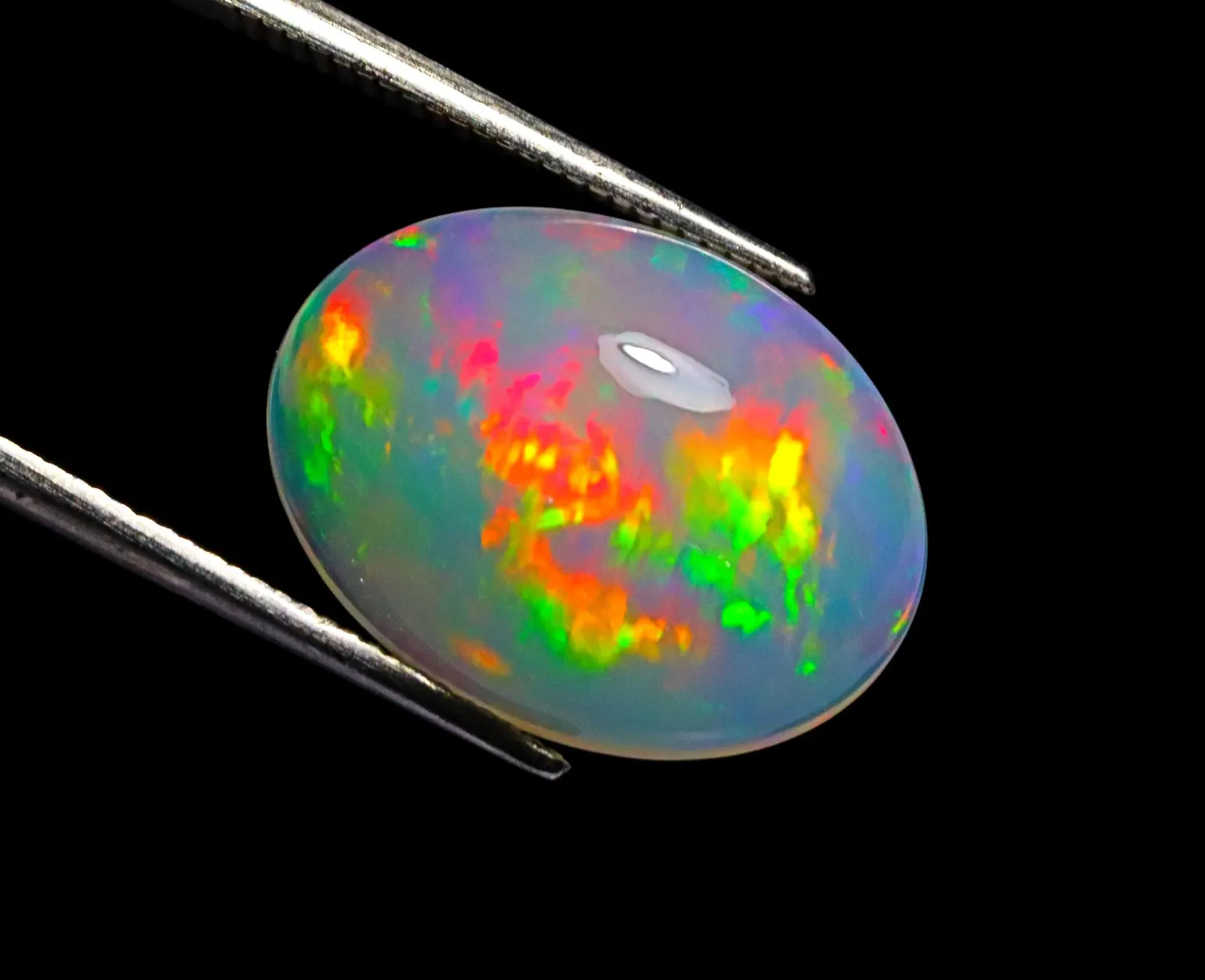 Opale naturale opale opale Cabochon arcobaleno opale di fuoco gemma di pietra opale taglio ovale sciolto prezzo Per pezzo