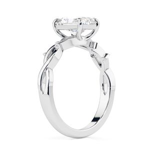 1.50CT Radiant Cut Diamond Twisted Anniversary Ring para mujer - Product Image 2