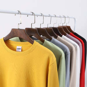 Sweat-shirt technique de bouffée de cou de couleur unie 300gr vêtements imprimés en polaire de haute qualité compagnon de sweat-shirt haut - Product Image 1