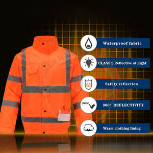 Veste de sécurité réfléchissante à haute visibilité pour l'extérieur Veste de sécurité réfléchissante à prix de référence de la meilleure qualité - Product Image 4