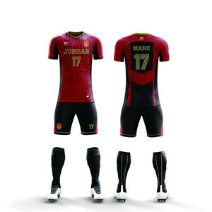 Uniformes de Fútbol y Chándales Deportivos Sublimados Personalizados al por Mayor 2025, 100% Poliéster INTERLOCK COOLDRY, Elásticos, de Secado Rápido - Product Image 2