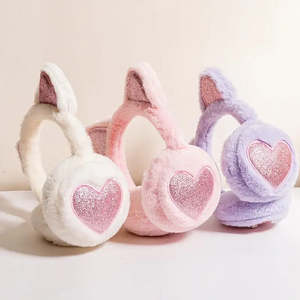 ที่ปิดหูแฟชั่นขนเฟอร์นุ่มสำหรับเด็กผู้หญิง - Product Image 2