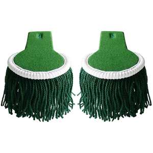 Épaulettes Norvège rouge, haute qualité, brodées or, à coudre, en tissu, avec options personnalisables - Product Image 2