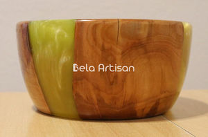 Petite coupelle décorative en résine écologique, faite à la main, classique, pour mariage, fête, artisanat Saniya - Product Image 3