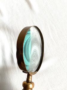 Producto ecológico de lupa con mango de latón macizo vintage - Product Image 3