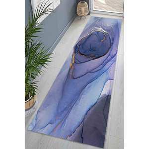 Gold Marble Printed <b>Rug</b>: Modern Abstract Alcohol Ink <b>Rug</b>,<b>Chenille</b> <b>Rug</b> - Product Image 4