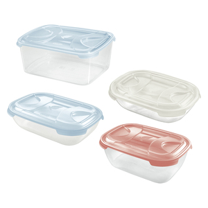 Cornice Rettangolare in Plastica 'frigo Box' Lt1,15 Cm 21.4x15x H.6 Trasparente - Product Image 1