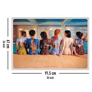 Póster de Estilo Moderno de Pink Floyd, Ilustraciones de Portadas de Álbumes Hechas de Papel - Product Image 4