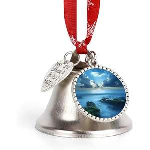 Adorno de decoración de campana de Navidad de Metal clásico para decoración de fiesta de vacaciones campana de Navidad Vintage hecha a mano tradicional única a granel - Product Image 6