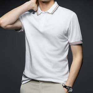 T-shirts personnalisés OEM pour hommes, tricotés 100 % coton, séchage rapide, respirants, coupe ample, été, couleur unie, grandes tailles, logo personnalisé, poche, manches courtes - Product Image 4