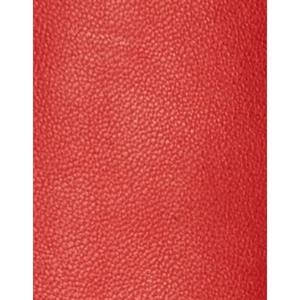 แจ็กเก็ตบอมเบอร์แฟชั่นหนัง PU สีแดง2025สำหรับฤดูหนาวของผู้หญิงมีซิปคอตั้งโลโก้ด้านหน้าแบบพกพามีสไตล์กำลังมาแรง - Product Image 6