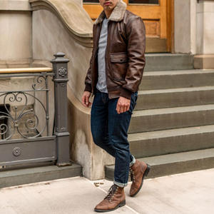 <b>Pilot</b> Bomber <b>Jacket</b> With Custom Logo Printing Embroidery Mens Womens Stylish Streetwear Fashion Outerwear OEM Supply - Product Image 5