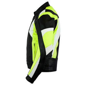 Vêtements pour hommes : Nouveautés 2026/27 – Blouson de moto à manches longues en cuir pour homme, design de pointe, style course, nouvelle mode - Product Image 2