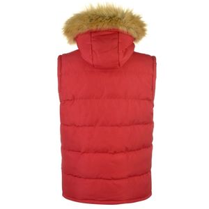 Gilets d'hiver pour hommes en gros |   Gilet matelassé isolé noir |   Vêtements d'extérieur à fermeture éclair - Product Image 6