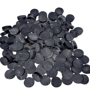 100% Pure Quality High <b>Polished</b> and Natural Buffalo <b>Black</b> Horn Button Blanks for Garment Manufacturer and Exporters - Product Image 1