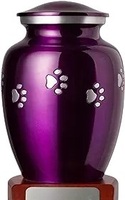 Urnas Metálicas De Aluminio Para Mascotas Para Perros Gatos Cenizas En Esmalte Acabado En precios mayoristas Con Huellas Dactilares De Perros En Precios Mayoristas