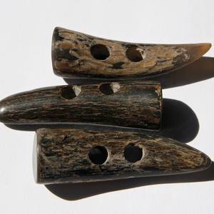 Juego de abrigos de ropa de palanca de cuerno de búfalo 15mm y 20mm Botones de camisa de estilo animal negro Estilo artesanal natural a precio competitivo - Product Image 2