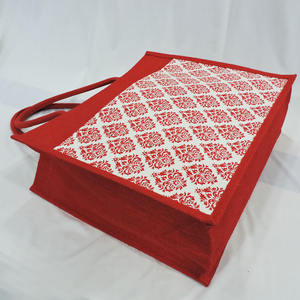 Sacs fourre-tout en jute de haute qualité Poignée tissée à la mode Modèle personnalisé Fabricant de sacs Novation quotidien en Inde Kolkata-Prix! - Product Image 3