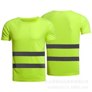 Quick Dry Long Sleeves <b>Hi</b> <b>Vis</b> <b>Orange</b> Construction Worker Wear Reflective Shirts Uniform Clothing with High Visible Strips Tape - Product Image 5