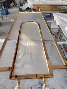 Premium Room <b>Divider</b> Partition Wall Folding Stainless Steel Privacy <b>Screen</b> with PVD Gold Finish for Home <b>Office</b> and Restaurant - Product Image 6