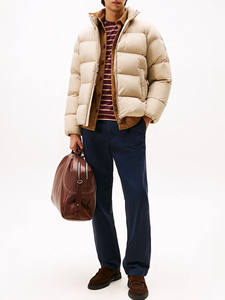 Nouveau manteau d'hiver à la mode col montant veste bouffante fabricant d'usine Streetwear impression personnalisée veste bouffante - Product Image 3