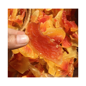 Rodajas de papaya seca y masticable, material: fruta de papaya natural; uso: refrigerio y aderezo para cereales; origen: producción de exportación de Vietnam - Product Image 2
