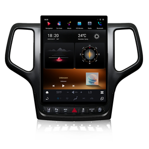 Schermo Radio Stile Tesla da 12,1 Pollici, Accessori Snapdragon 665 per Jeep Grand Cherokee 2014-2021, CarPlay Wireless, QLED, DSP, GPS - Product Image 1