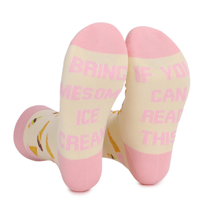 Chaussettes décontractées antidérapantes avec message amusant, vente en gros, chaussettes personnalisées avec citation originale, cadeau pour adolescents, garçons, filles, hommes, femmes, Vietnam - Product Image 2