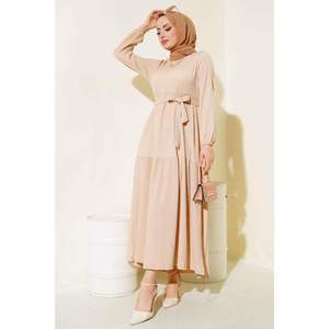 Robe superposée décontractée beige - Product Image 2