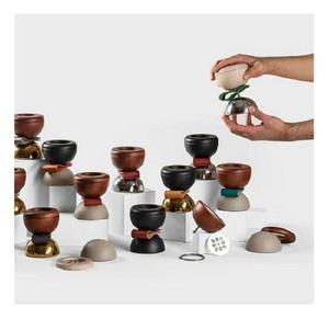 Bandejas de Servicio de Madera con Incrustaciones de Hueso en Forma de Estrella, Hechas a Mano, de la Mejor Calidad, Certificadas por EPCH, Multicolores, 30x20x5cm, para Hoteles - Product Image 2