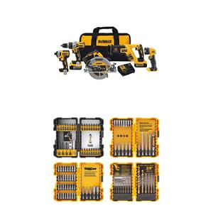 Kit Combinado de 5 Herramientas XR de 20V Max, Juego de 100 Piezas para Atornillar y Taladrar, Juego de Llaves de Impacto para Trabajos en Metal, Kits Eléctricos, Martillos - Product Image 1