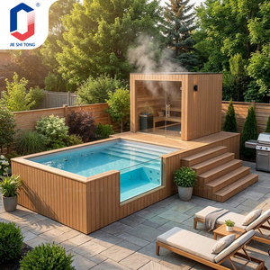 Piscina Prefabricada de Fibra de Vidrio/FRP Transparente, Piscina Infinita para Adultos y Niños, Resistente a los Rayos UV, para Uso Familiar - Product Image 5