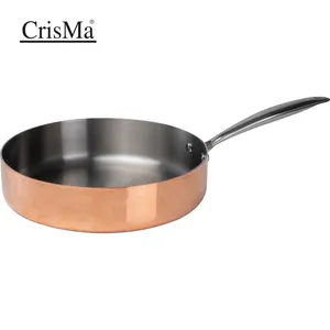 กระทะทองแดงส่วนตัว BERTHA คุณภาพสูง อุปกรณ์ปรุงอาหารแบบกำหนดเองได้ - Product Image 1