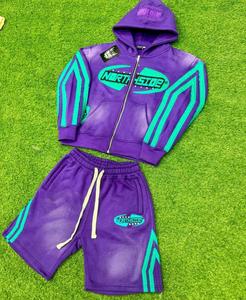 Pantalones cortos de lana de algodón 100% cómodos de alta calidad de fabricación profesional chándales estampados de invierno bordados para hombres y mujeres - Product Image 4