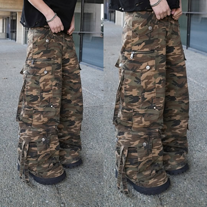 Fashionable Baggy <b>Trousers</b> <b>for</b> <b>Men</b> Casual <b>Loose</b> Fit Oversized Pants Streetwear Wide Leg Trendy Design - Product Image 5