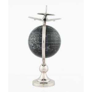 เครื่องบินบนโลกจำลองพร้อมฐานทองเหลือง ของตกแต่งแนวการบิน ขนาด 21.6 ล. x 25.4 ก. x 45.7 ส. - Product Image 2