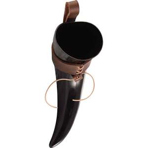 Auténtica Cuña para Beber Medieval de Material Natural Resistente para Reenactaciones y Celebraciones Temáticas a Precio Económico - Product Image 6